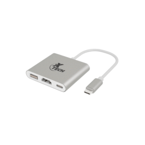 ADAP USB-C/HDMI/USBA/USBC XTECH XTC-565 5GBPS/4K/PLATA